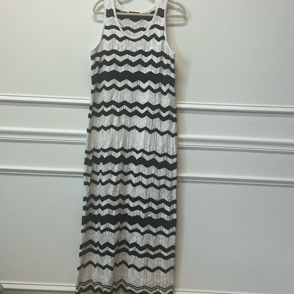 Lane Bryant crochet maxi dress